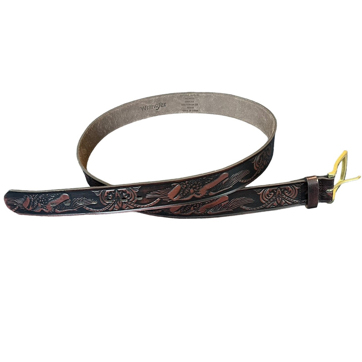 Wranger Genuine Leather Belt Size 44”-48” Waist