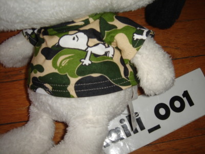 A Bathing Ape x PEANUTS Snoopy Plush Doll KAWS Bape 2013 B | eBay UK