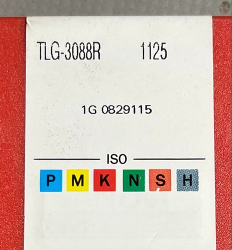 Sandvik Coromant TLG-3088R 1125 Grooving Insert - Pack of 10 - Picture 2 of 2