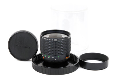 Ex+ Minolta RF Rokkor-X 250mm f/5.6 Mirror Lens w/Caps | eBay