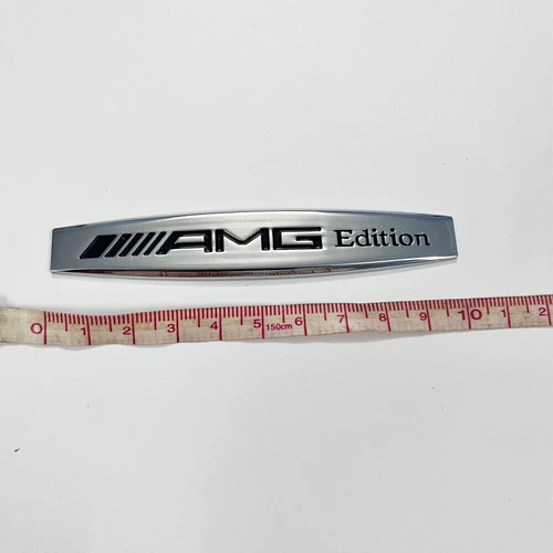 2x Für AMG Edition Corporation 3D Emblem Auto Aufkleber Badge Silber NEW - Bild 6 von 6