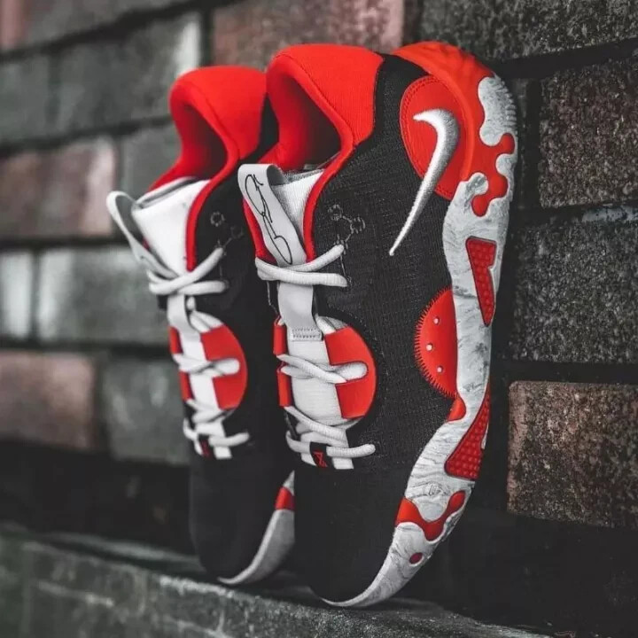 Nike PG6 BRED PG 6 Black Grey University Red DC1974-003 Men 12