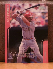 UD '99 HOME RUN HIGHLIGHTS SILVER EDITION 38/600 JUAN GONZALEZ #45 TEXAS RANGERS