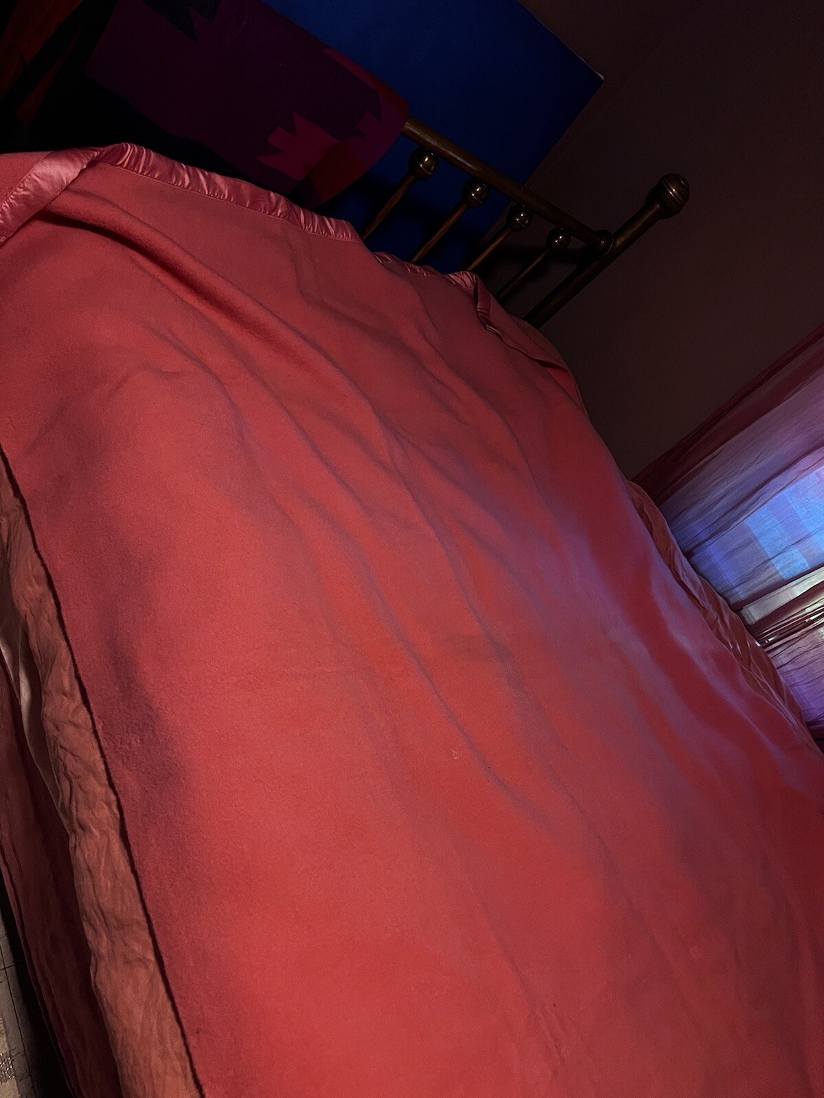 St Mary’s Virgin Wool Pink Blanket Full Size 65x70 Inches Vintage eBay