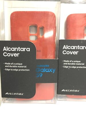 SAMSUNG GALAXY S9 Alcantara Cover Case - Red