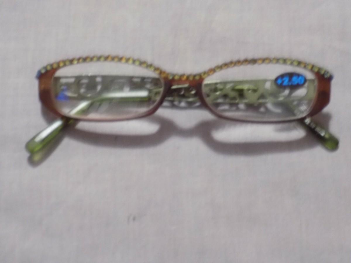 Vintage Jimmy Swarovski Crystal Reading Glasses Jimmy Crystal Swarovski Reading Glasses - Etsy main image 4
