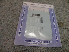 Microscale decals N 60-4305 Detroit Toledo Ironton diesels   M162