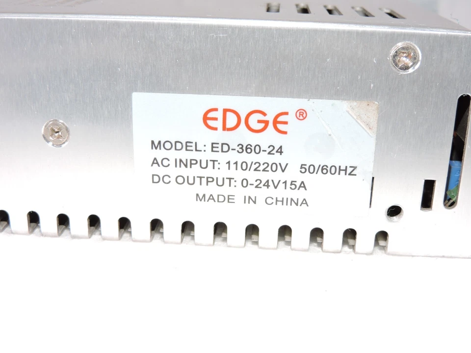 Edge ED 360-24 Meridian Gyro Power Supply Unit AC 110/220V 50/60Hz DC 0-24V 15A - Image 2 of 4