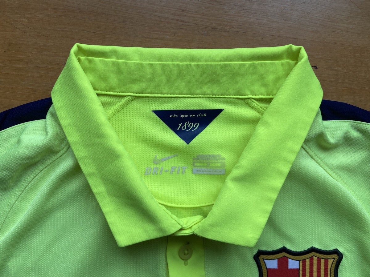 BARCELONA 2013 2014 THIRD SHIRT JERSEY NIKE 631192-711 sz S #11