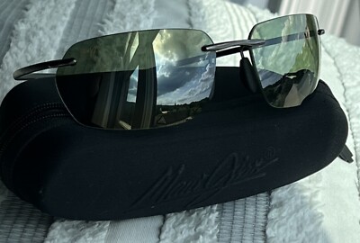 Maui Jim Alakai MJ 743 02D Titanium & Rubber Frame + Maui HT