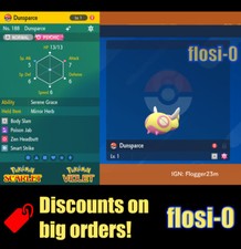 إلكترونيات وإكسسوارات — 6IV Shiny Dunsparce Pokemon Scarlet و Violet