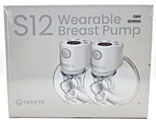 TSRETE Breast Pump S12 Lightweight Wearable Electric LED Display 2 Pack