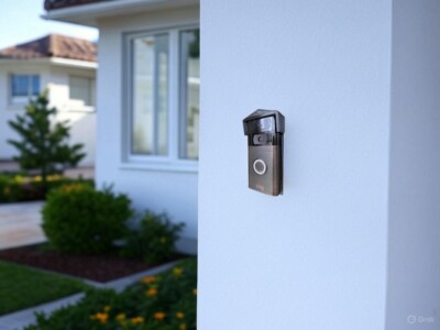 Rain Sun Cover for Ring Video Doorbell Snap on Click Clip on