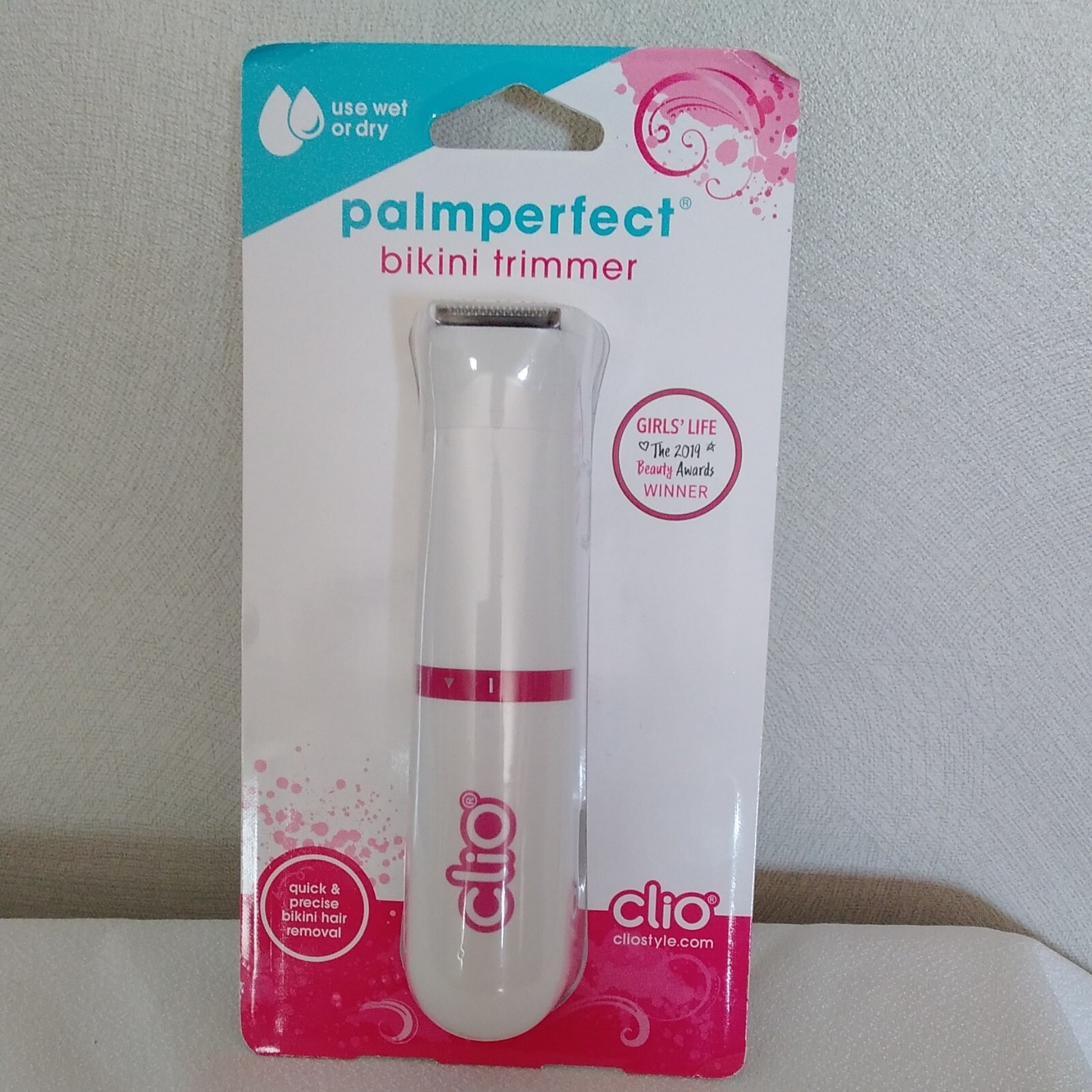 BIKINI TRIMMER 3-Guides Dual Blade Battery-Operated WET & DRY Clio Palmperfect-image
