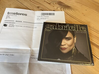 Gabrielle-Do It Again Cd With Signed Insert- New Sealed