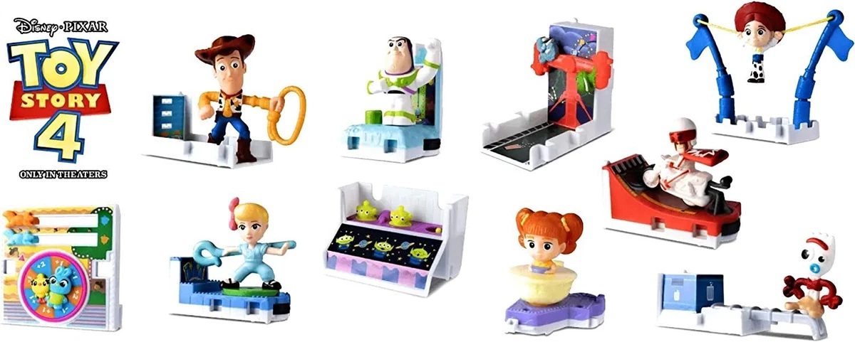 2019 McDonalds Toy Story 4 Complete Set of 10 Pixar New Sealed