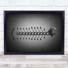 The Fish Creative Edit Tool Tools Wrench Mechanic Mechanics Wall Art Print