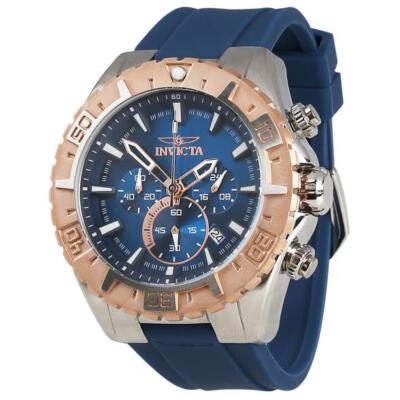 Invicta Herrenuhr Edelstahl roségoldfarben Quarzwerk Ä693
