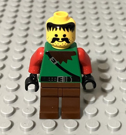 LEGO Castle Dark Forestman 4 (cas010) + Shield (6024, 6079)