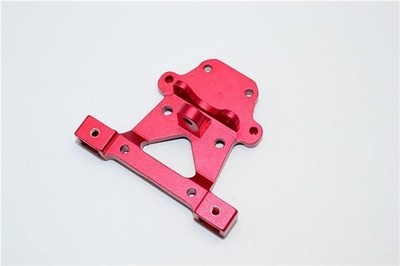 GPM TRAXXAS 1/16 E-Revo  Aluminium Karosseriehalterung eloxiert hinten rot / GPM