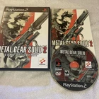 Metal Gear Solid 2 Sons of Liberty PS2 Game - Complete CIB- Black Label
