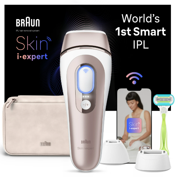 Braun IPL Skin iexpert, at Home Hair Removal, with App, Vanity Braun IPL Skin iexpert, at Home Hair Removal, with App, Vanity
