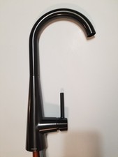 Moen 7864BLS Sleek 1.5 GPM Single Hole Pull Down Kitchen Faucet, Black Stainless
