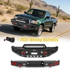 Offroad For 2000-2006 Toyota Tundra Front Rear Bumper w/Winch Plate LED Lights