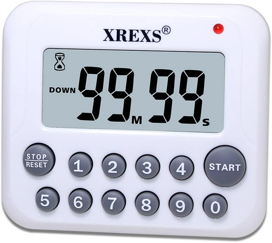 Digital Kitchen Timer Magnetic Countdown up Cooking Timer Clock with Magnet Back