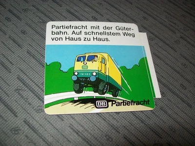 ✅ Aufkleber DB DEUTSCHE BUNDESBAHN PARTIEFRACHT #160 - Bild 1 von 2