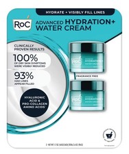 ROC Hydrate + Plump Water Facial Cream 2-pack...