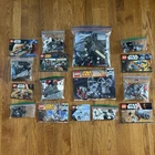 Lot of 8 LEGO STAR WARS - 90 to 95% Complete Sets - Read Description