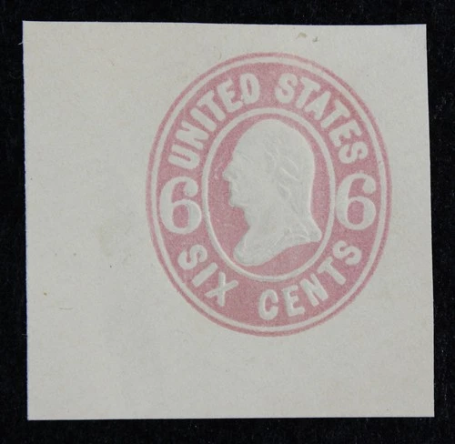 CKStamps: US Cut Square Stamps Collection Scott#U63 Unused H NG