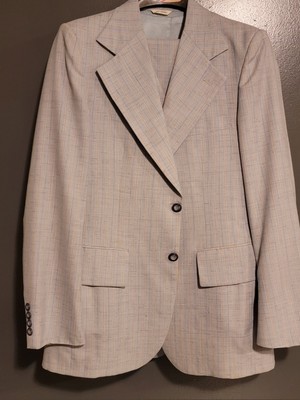 ROOKIES 特典付き Vintage Jacques Rousseau 3 Piece Light Blue 38R Blazer 33x32 Pants