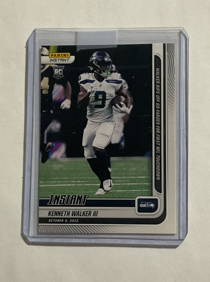 Kenneth Walker III Panini Instant NFL #52 Base