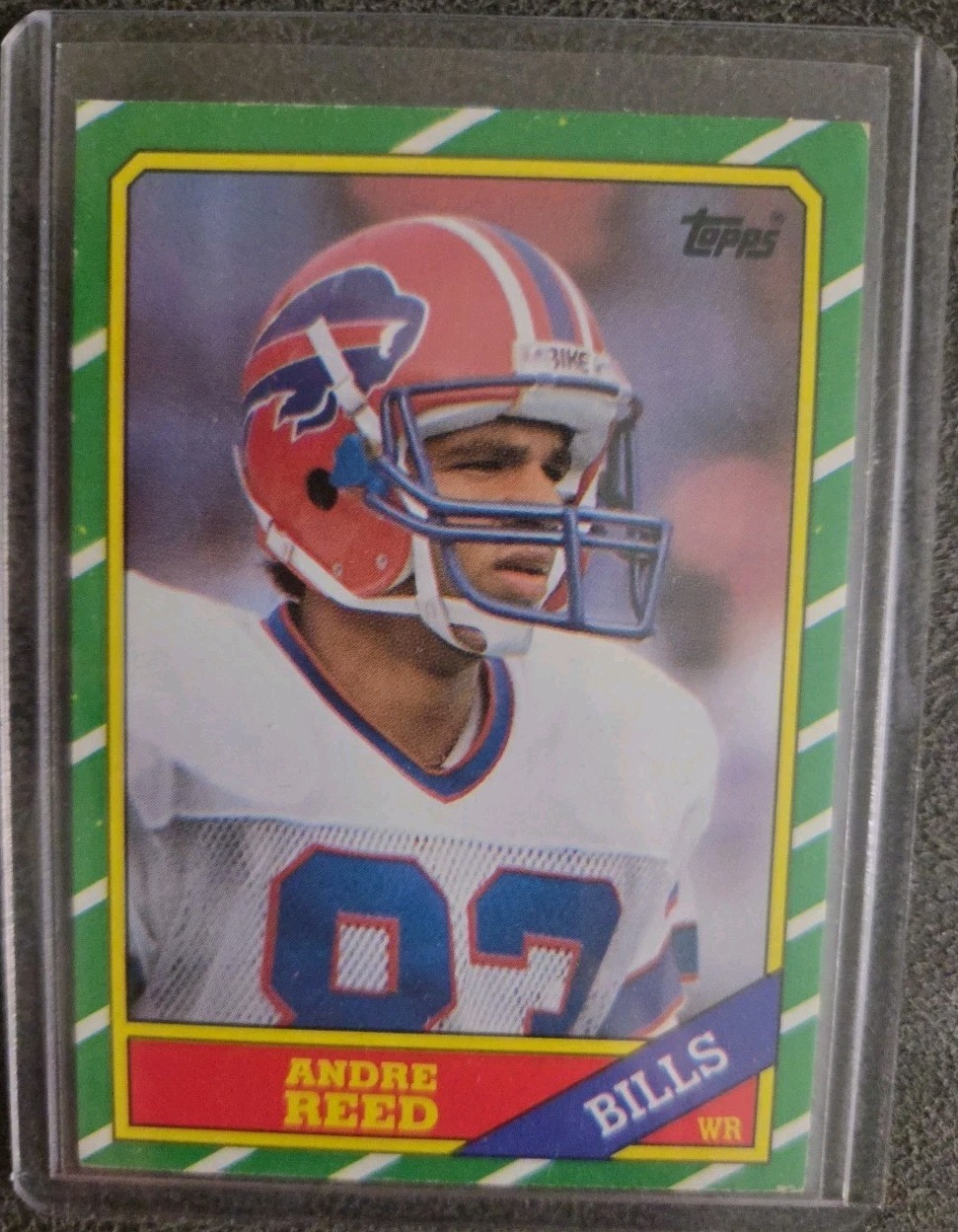 1986 TOPPS ANDRE REED #388 ROOKIE CARD BUFFALO BILLS HOF