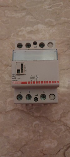 CONTATTORE TELERUTTORE BTICINO BTDIN FC3A4/230N BOBINA 230V 40A 400V 3NO 3MOD. - Foto 2 di 6