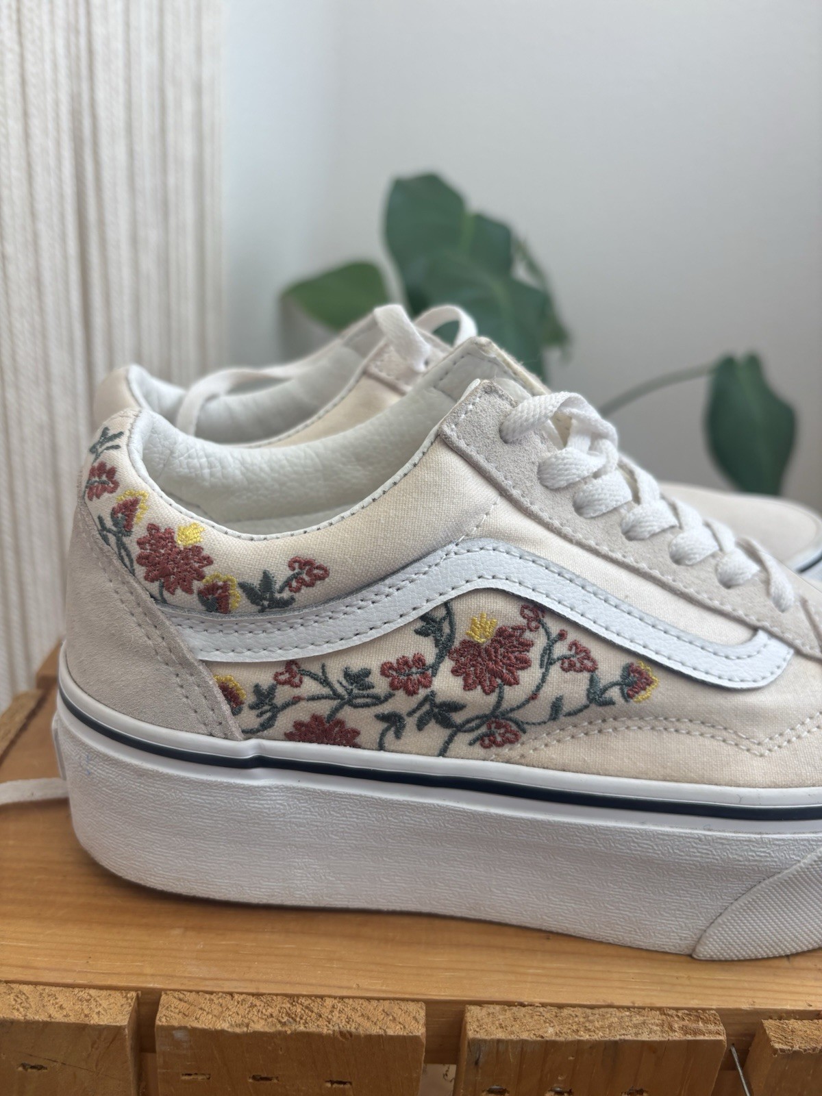 Vans Old Skool Stackform Platform Shoe Sneaker Fl… - image 3