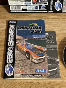 Daytona USA And Championship Circuit Edition Sega Saturn With Manuals PAL