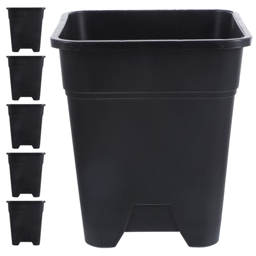 6 Pcs Root Control Pots Plastic Deep Nursery Pots, Novel Flower Planter ...