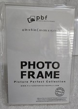 PBF Plastic Photo Frame 4 X 6 Portrait Acrylic Free Standing Easel-New 