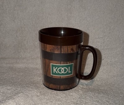 Vintage KOOL Cigarettes Thermo-Serv Insulated Mug Retro Promotional Cup