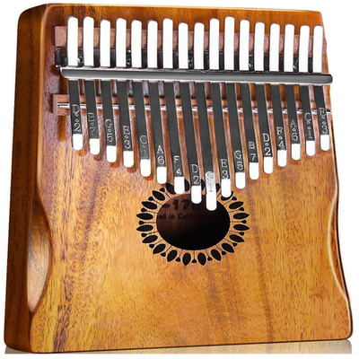 Newlam Kalimba 17 Tasten Fingerklavier Musikinstrument für Kinder und Erwachsene