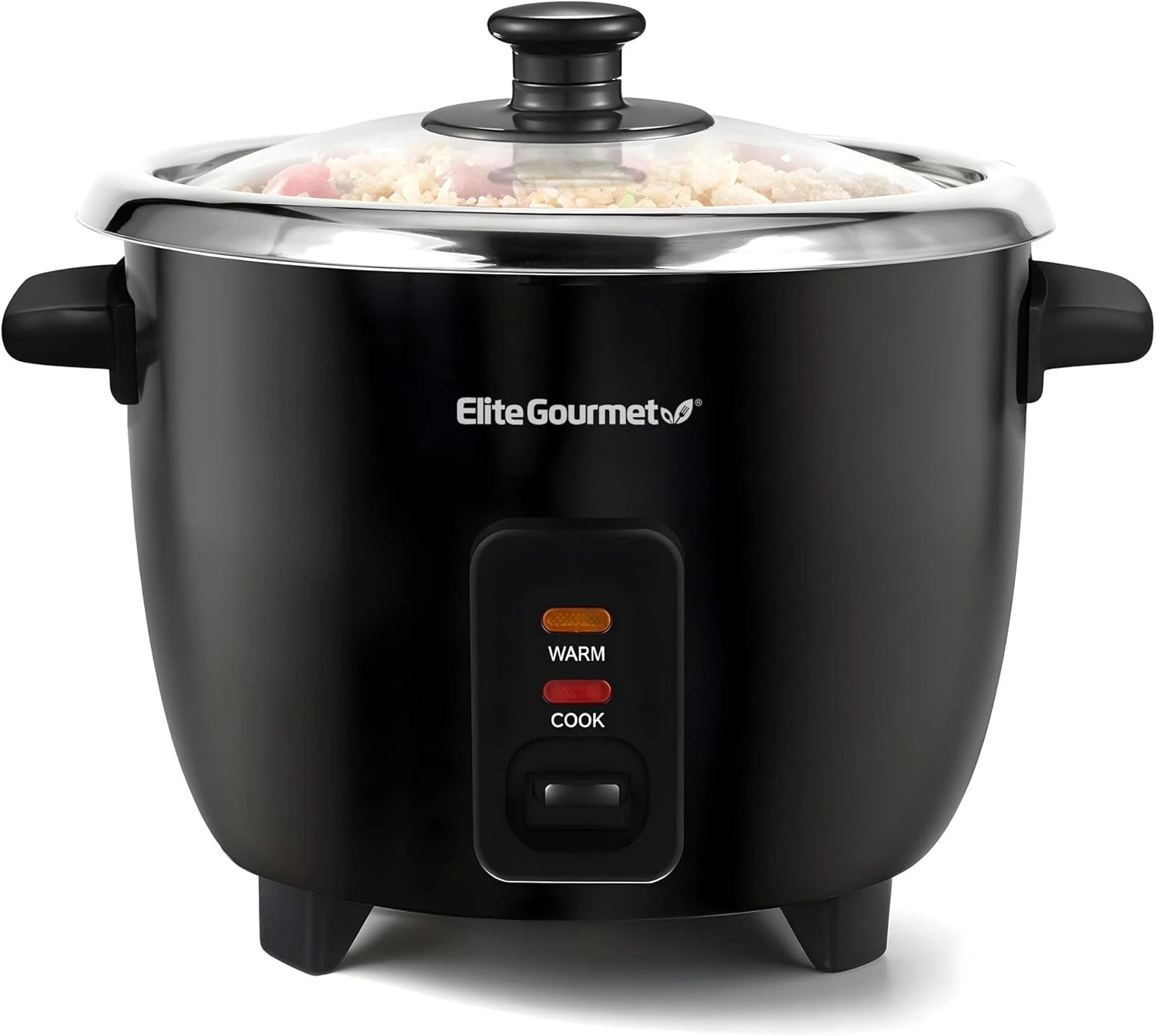 ERC006SS 6-Cup Electric Rice Cooker W/ Stainless Steel Inner Pot Makes Soups