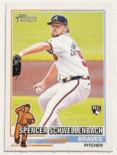 Spencer Schwellenbach #76R-20 2025 Topps Heritage 1976 Redefined card