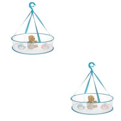  2 Pieces Laundry Wäschekorb Kleidertrocknungskorb Wäschereiennetz
