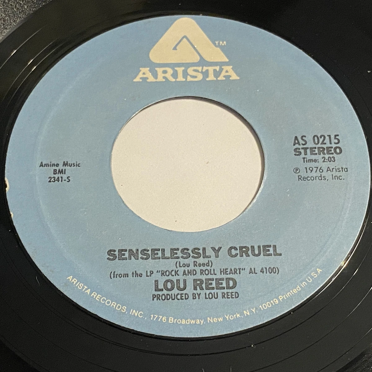 Vinyl Records Lou Reed 7