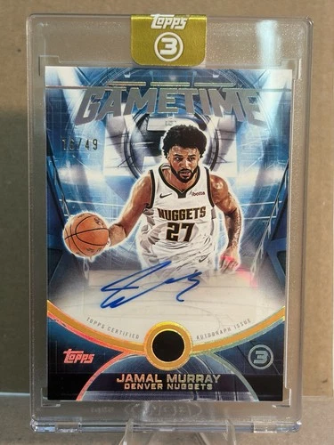 2025-26 Topps 3 Three Jamal Murray 16/49 Auto Gametime Nuggets #GT-JM Sealed