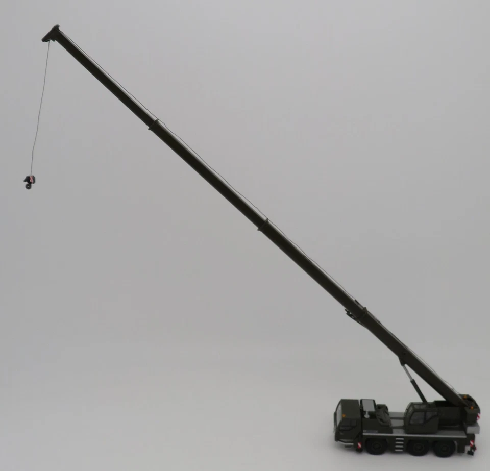 RARO HERPA HO 1/87 CAMION GRU MOBILKRAN LTM LIEBHERR 1045/1 BUNDESWEHR MILITARE - Immagine 2 di 4