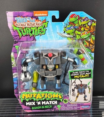Teenage Mutant Ninja Turtles Bishop In Mech Mutations Mix N Match Toy 4+ Playmat